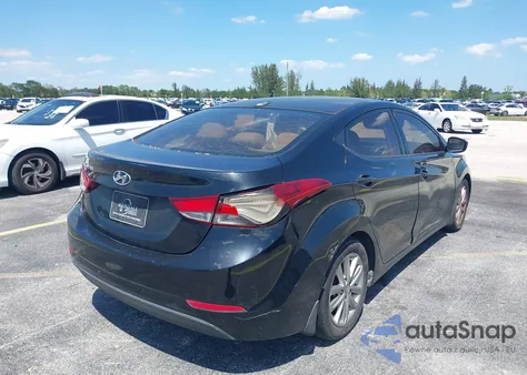 2016 Hyundai Elantra Se из США, поврежденный, VIN 5NPDH4AE3GH655259